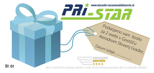 Pristar - Koroški računovodski servis! Darilni bon podjetja Pristar!